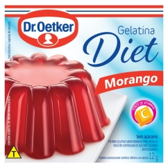 Gelatina Diet Morango
