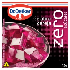 Gelatina Zero Açucares Cereja