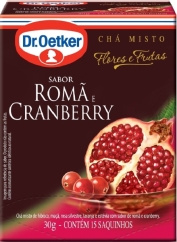 Chá misto Flores e Frutas - Romã e Cranberry